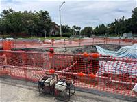 相關圖片：在道路與橋梁工地方面，已加強施工便道與交通維持設施