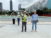 圖1、林副市長視察新光公園