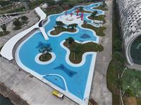 圖1、星光水岸公園空拍。