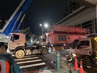 相關圖片：12 楠梓和平陸橋拆除過程